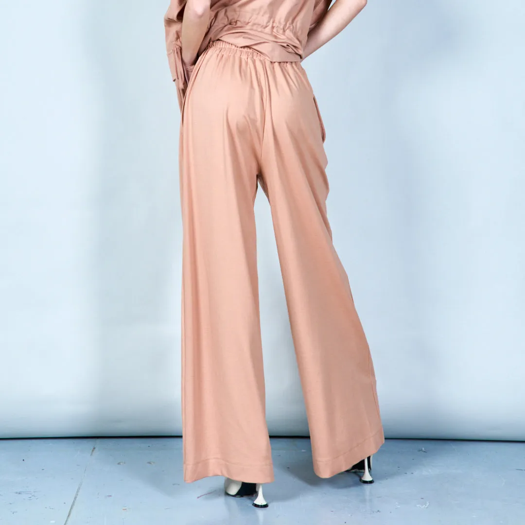 Drawstring wide-leg sweatpants wholesale