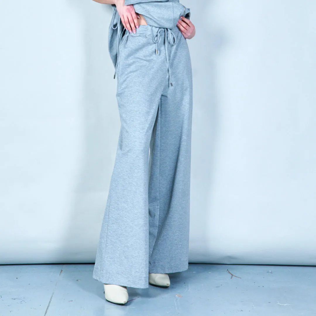 Drawstring wide-leg sweatpants wholesale