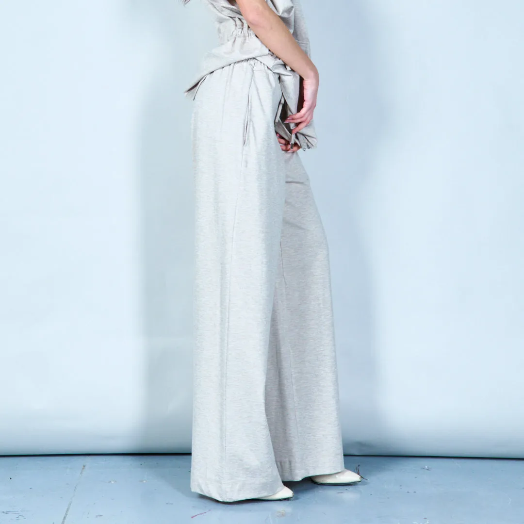 Drawstring wide-leg sweatpants wholesale