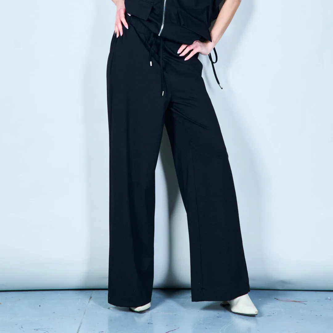 Drawstring wide-leg sweatpants wholesale