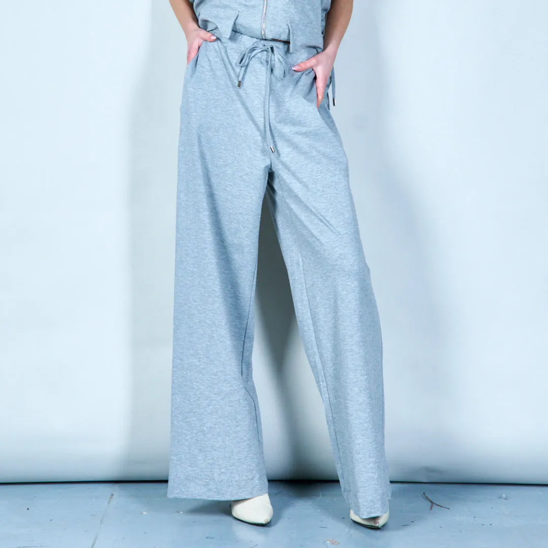 Drawstring wide-leg sweatpants wholesale