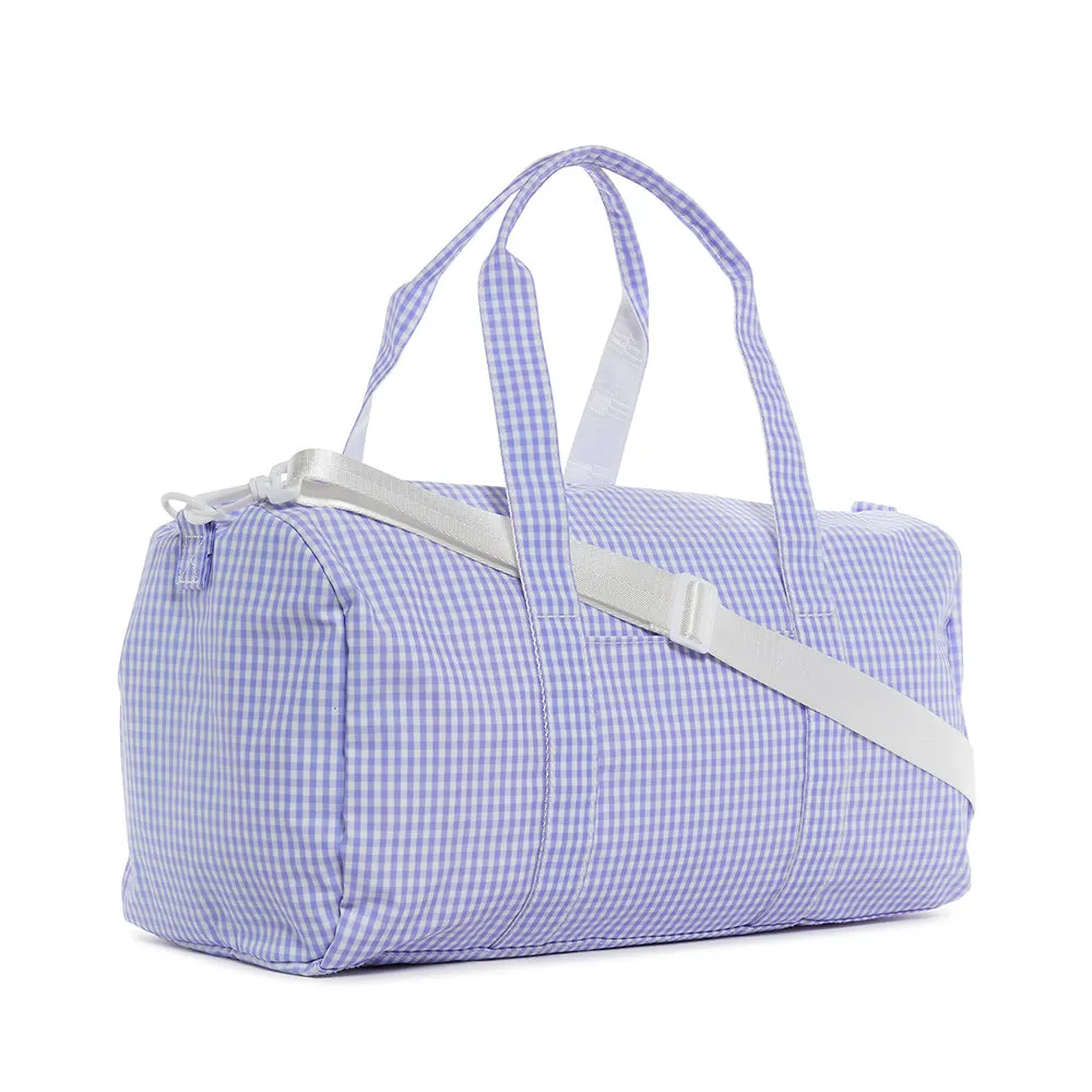 Duffel - Weekender - Gingham Lilac