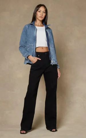 Ella Baggy Black Jeans