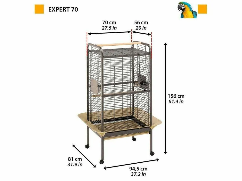 Expert 70 Silver Black Aviary