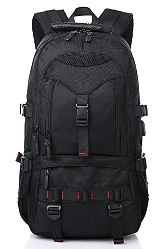 Fashion Laptop Backpack Contains Multi-Function Pockets, Tocode Durable Travel Backpack with USB