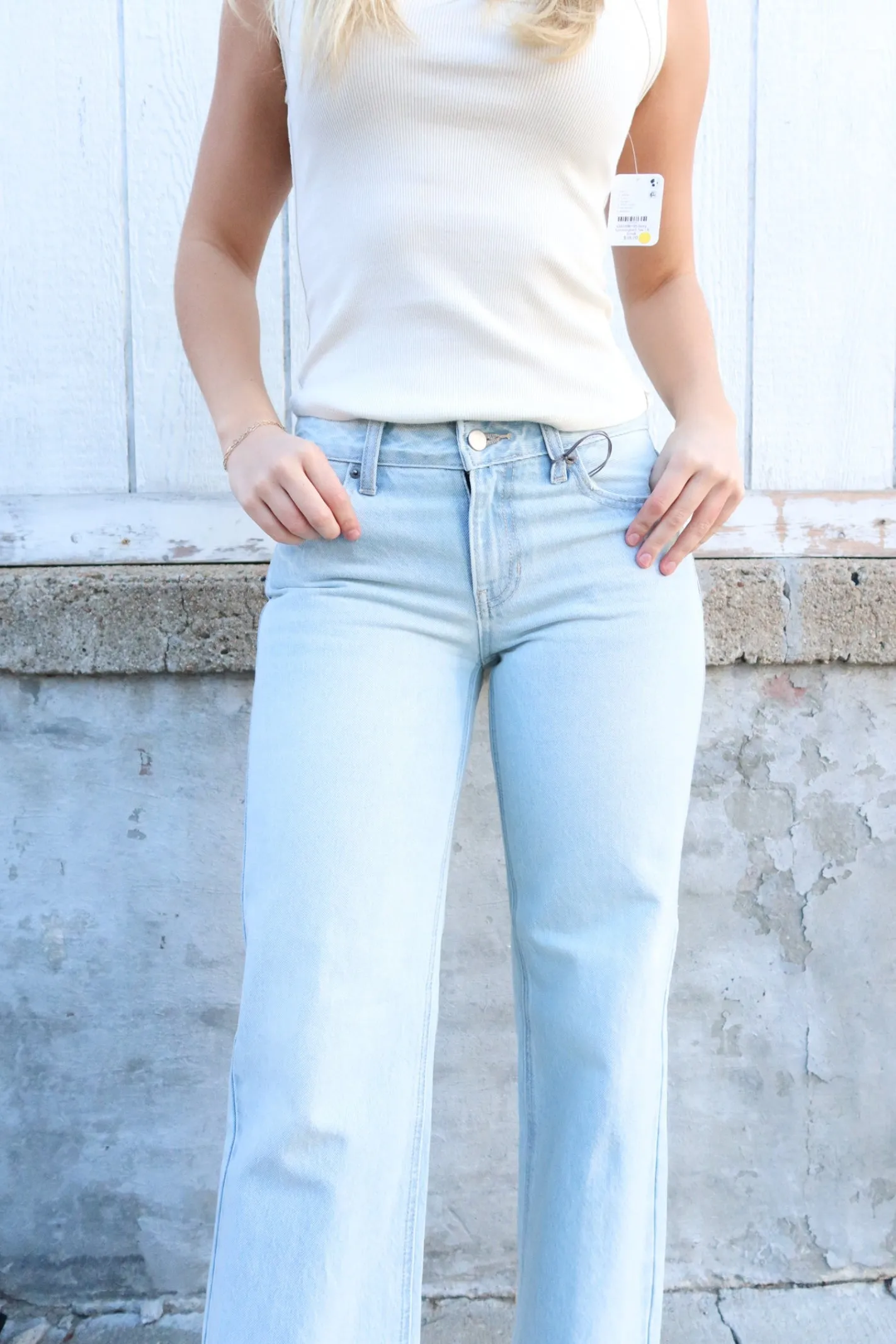 Feelin Blue Low Rise Straight Jean
