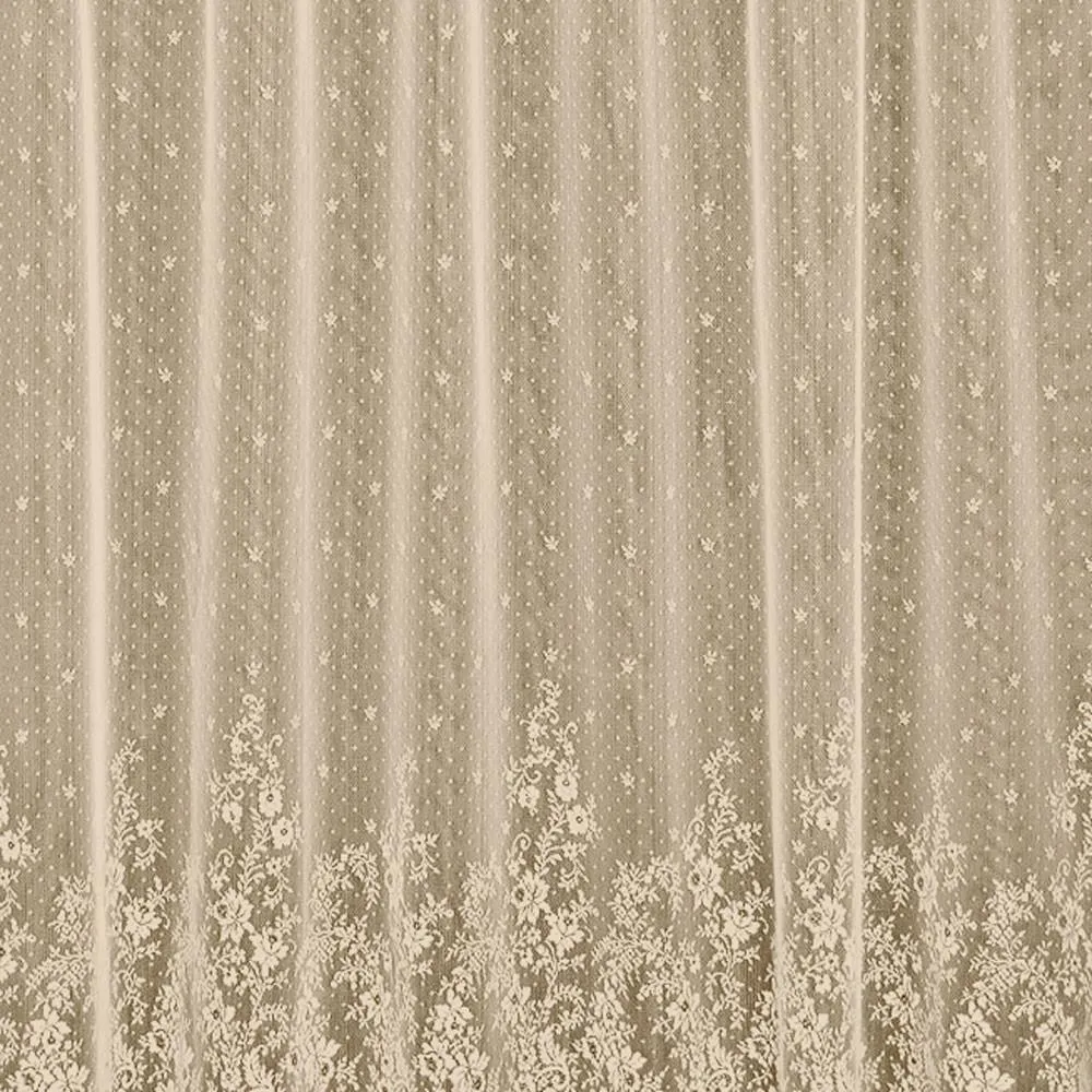Floret Lace Panel and Valance