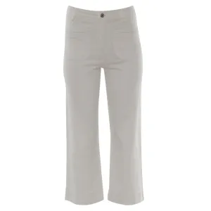 Frances Soft White Crop Jeans