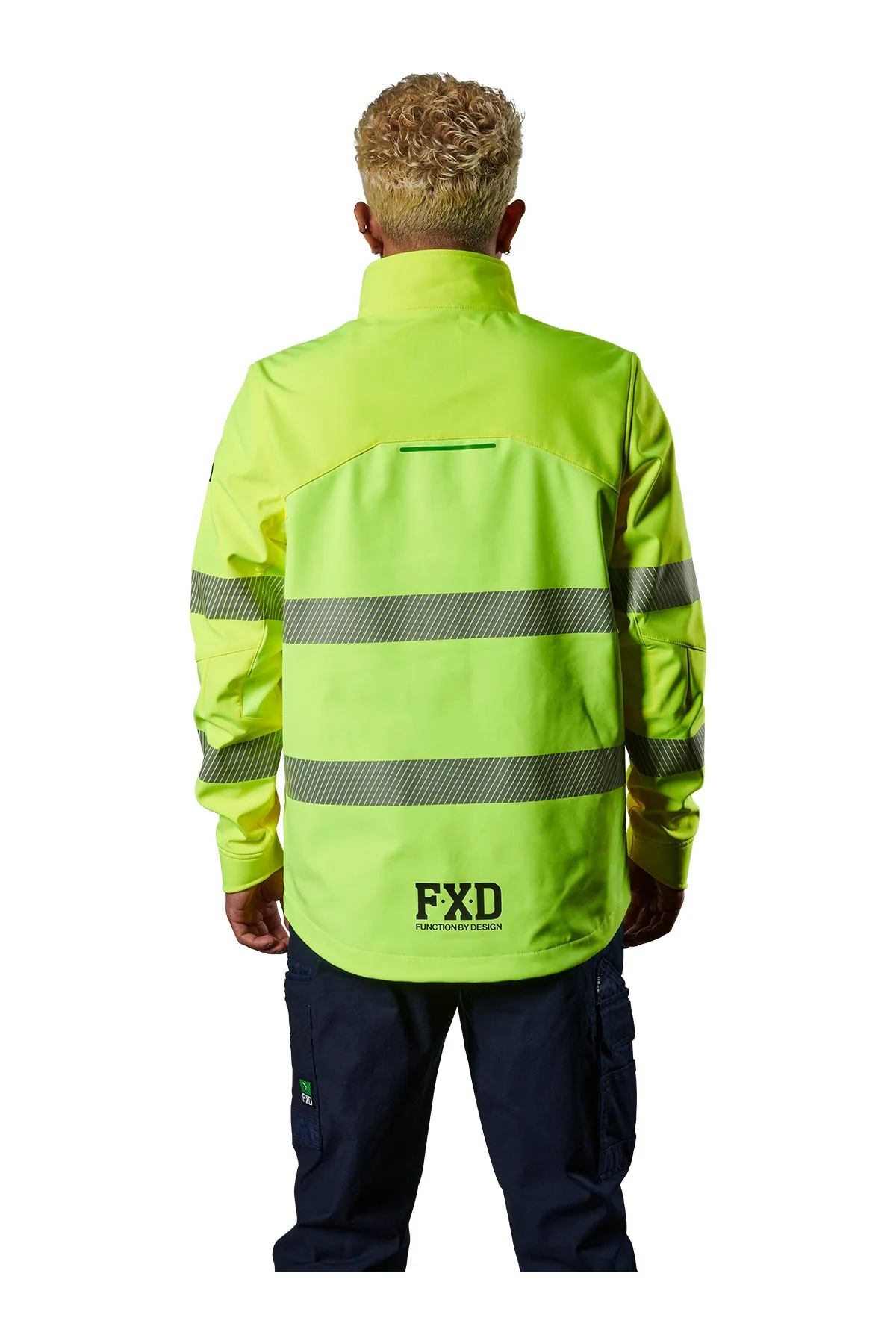 FXD WO-3T Hi Vis Soft Shell Taped Jacket