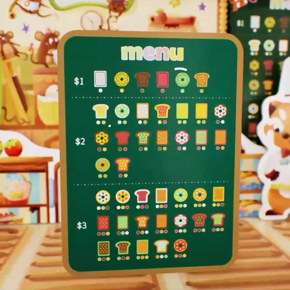 Hape Tasty Treats Raccoon Bakery Skills Board Game