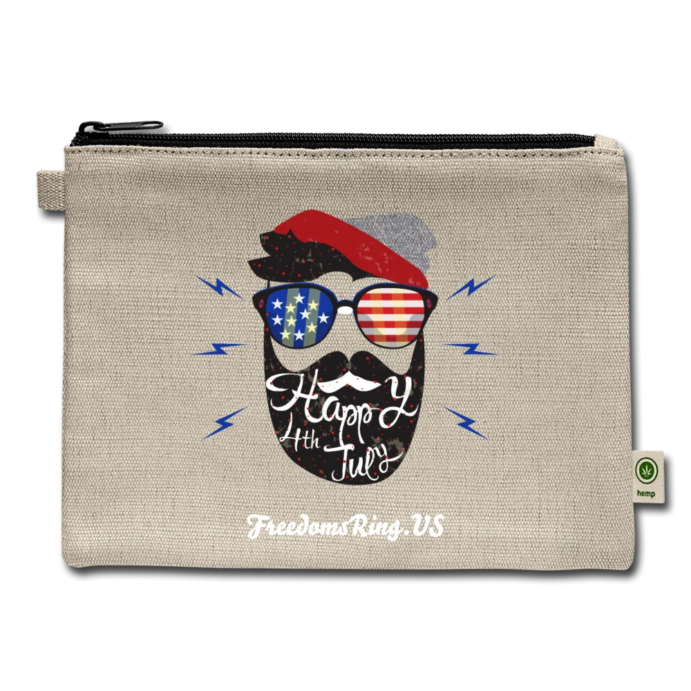 HAPPY 4TH BEARDSICLE! - Carry All Pouch