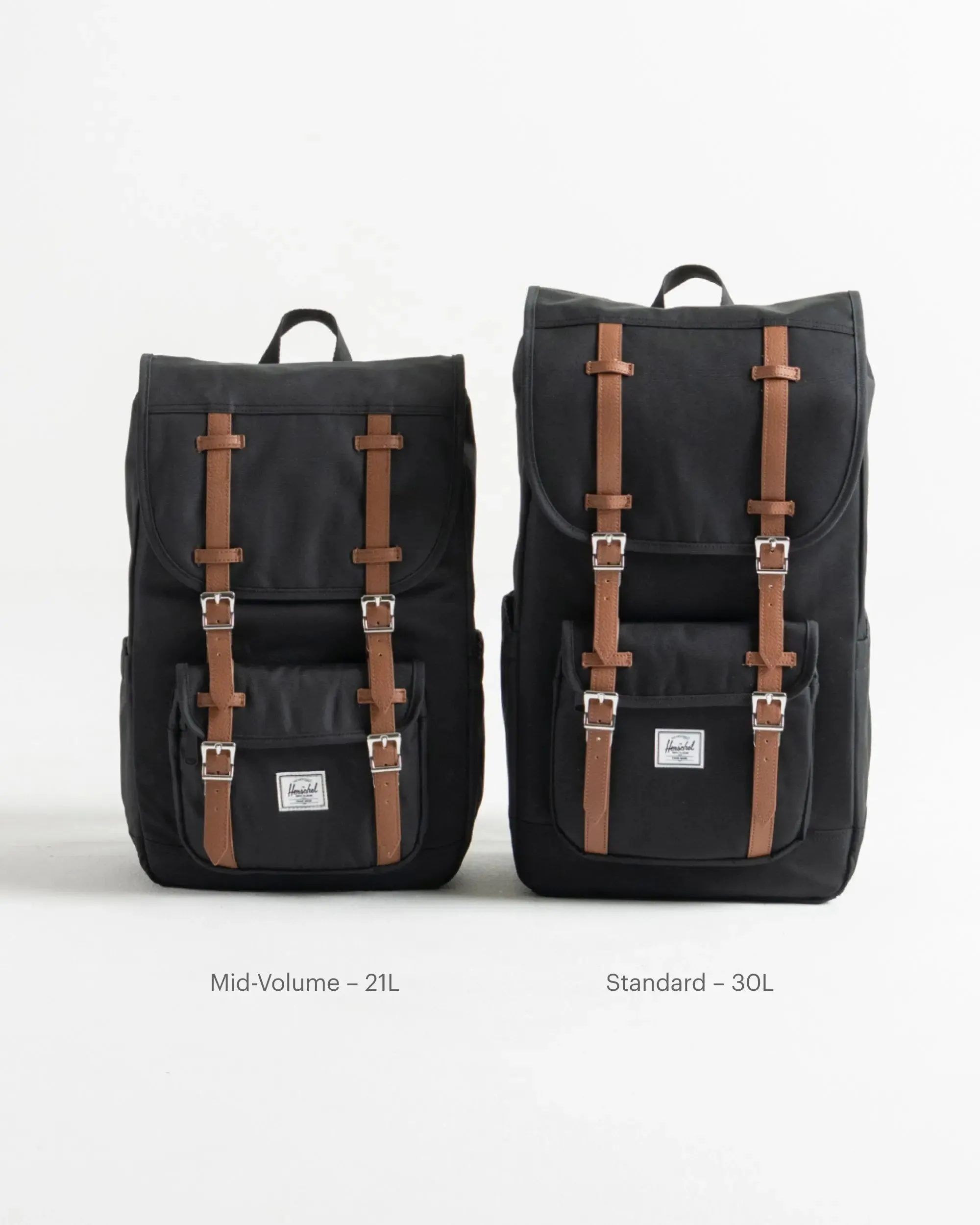 Herschel Little America Backpack - 30L - Ivy Green, Rubber, Black Tonal