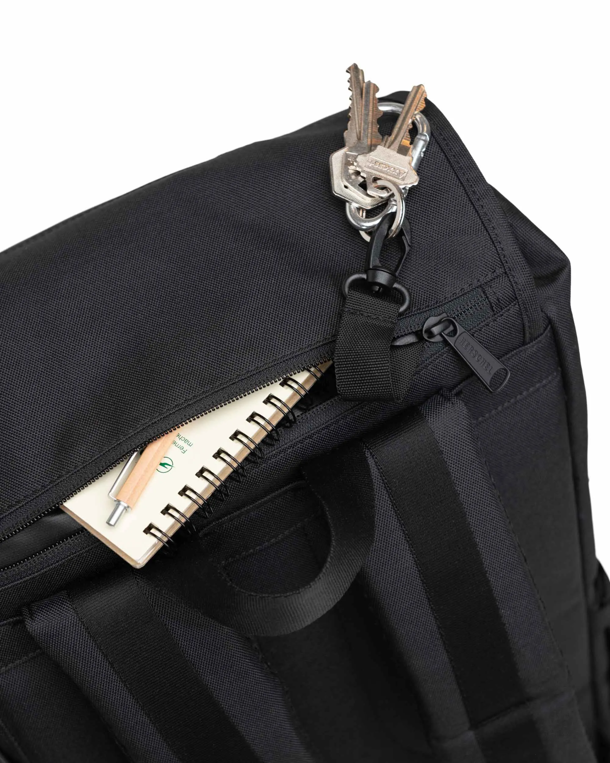 Herschel Little America Backpack - 30L - Ivy Green, Rubber, Black Tonal