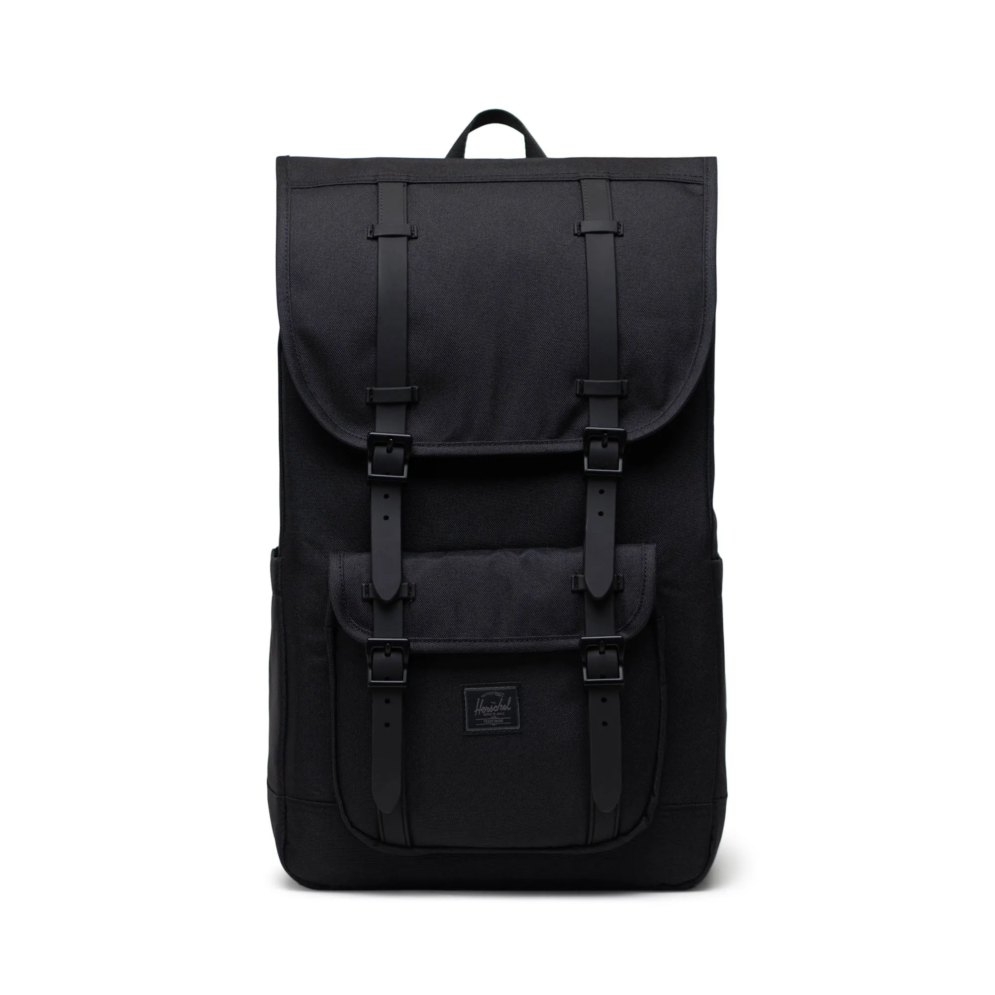 Herschel Little America Backpack - 30L - Ivy Green, Rubber, Black Tonal