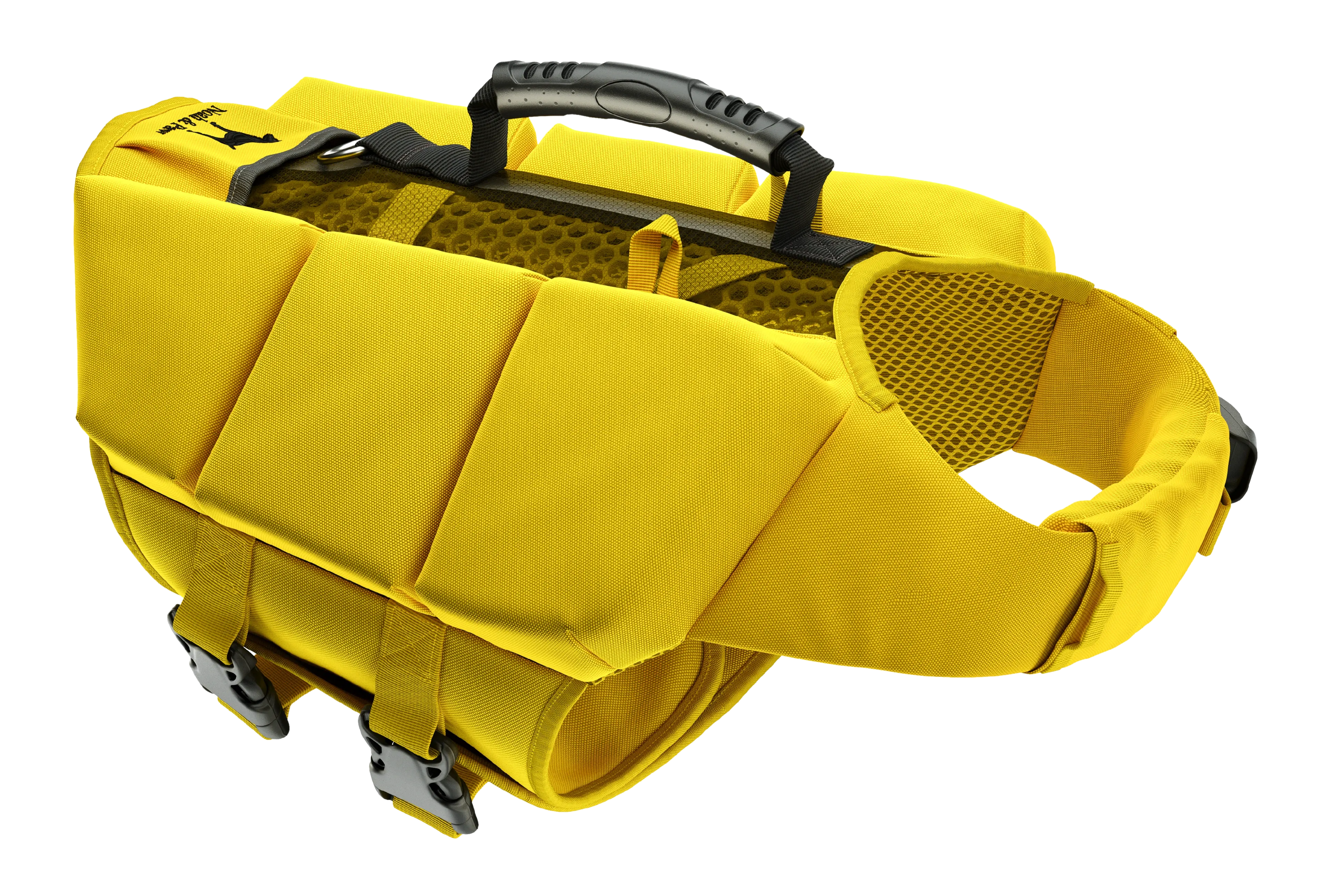 Human Standards Dog Lifejacket Design with 3x Foam for Maximum Buoyancy, Stability & Comfort - Yellow