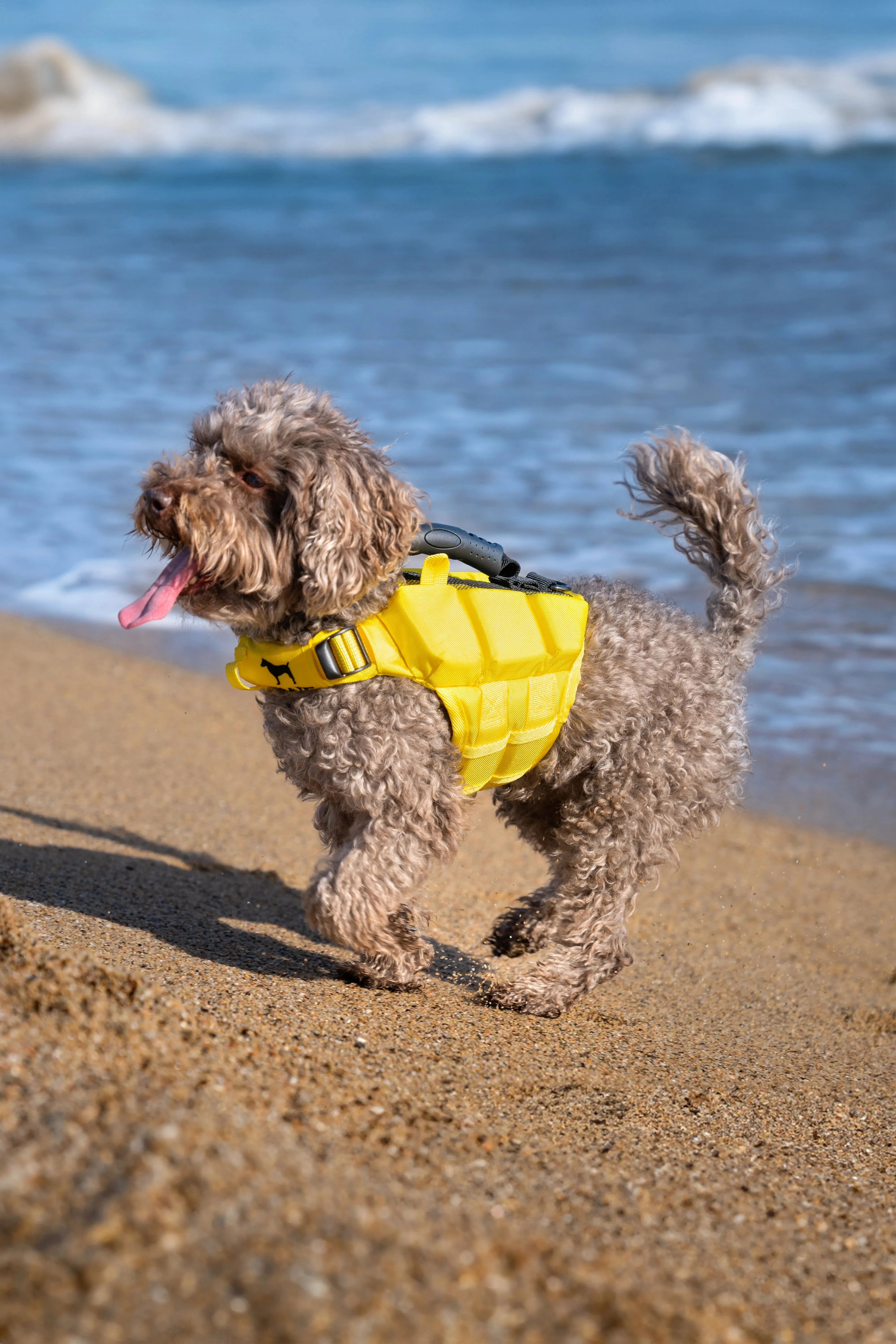 Human Standards Dog Lifejacket Design with 3x Foam for Maximum Buoyancy, Stability & Comfort - Yellow
