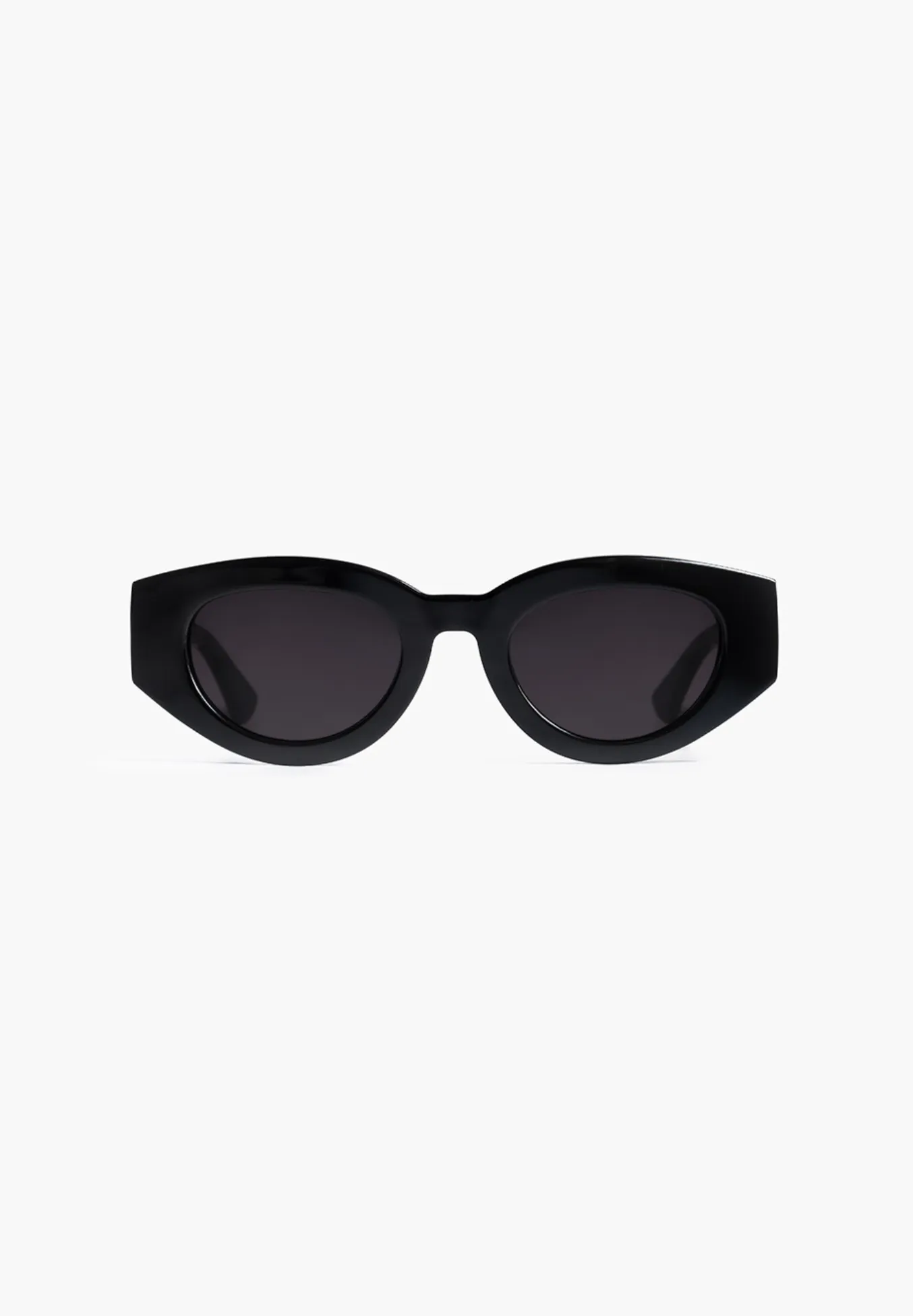 Ines Black Black Sunglasses