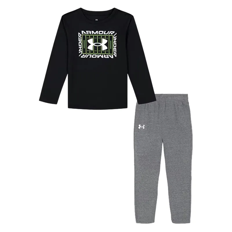Infant Under Armour Touchdown Jogger & L/S Tee