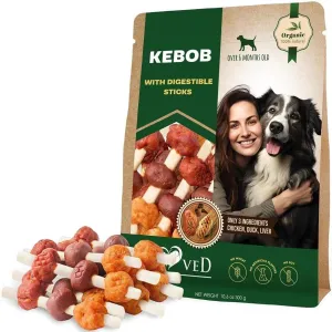 Kabobs Dog Treats with Duck & Chicken Human Grade Meat All Natural & Organic