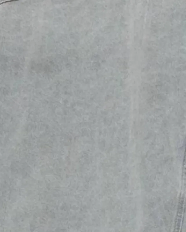 Kit Oversized Denim Jacket in Gray | Gray