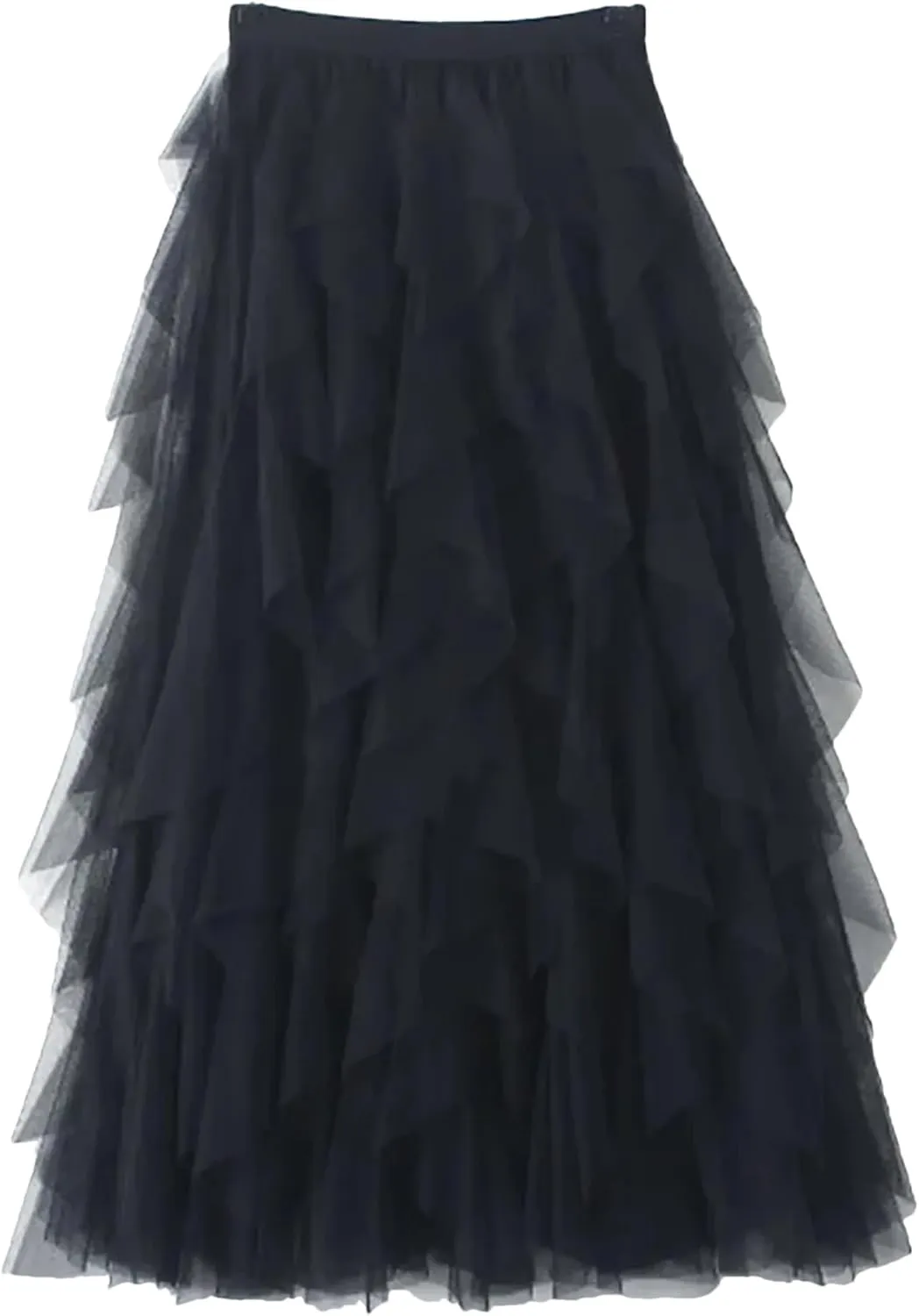 Korean Style Fashion Long Skirt Spring A Line Skirt Vintage High Waist Midi Maxi Skirt