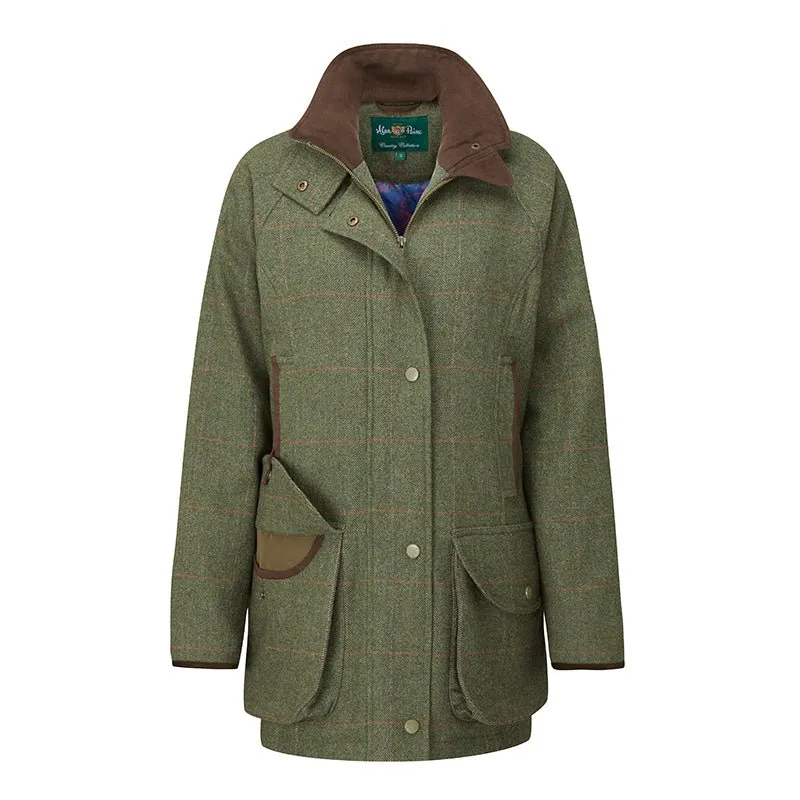 Ladies Combrook Waterproof Coat In Heath