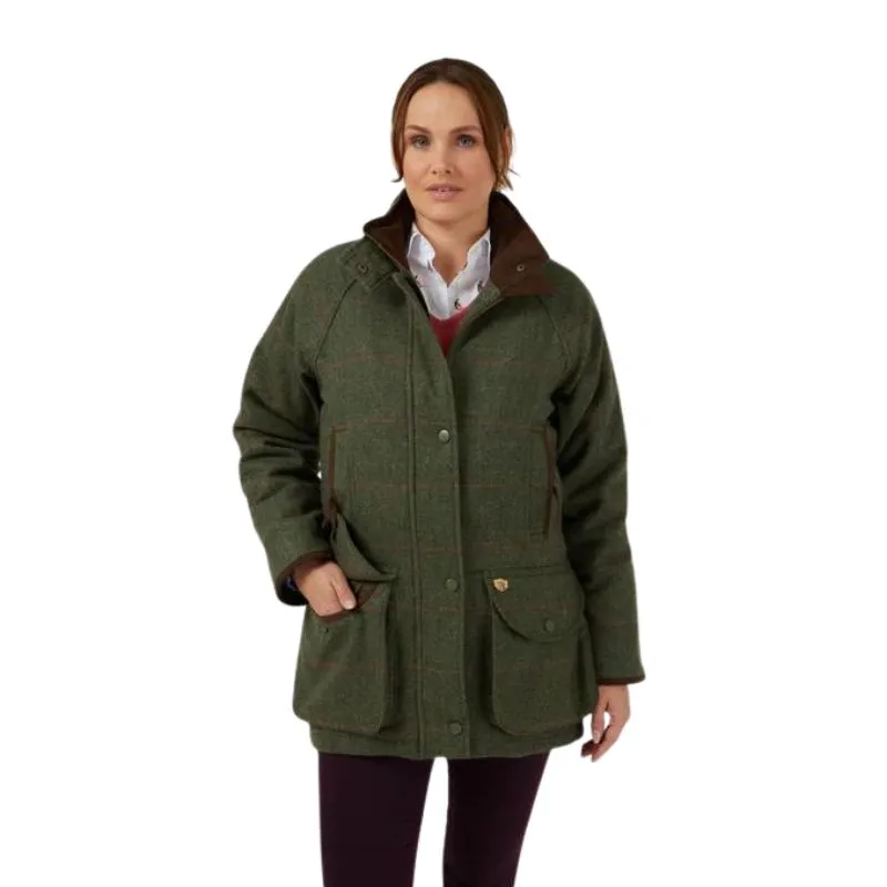 Ladies Combrook Waterproof Coat In Heath