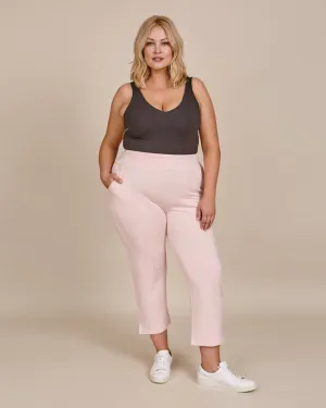 Leah Crop Sweatpant | Rose