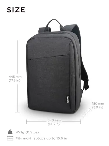 Lenovo 15.6-Inch Laptop Backpack, Water-Repellent