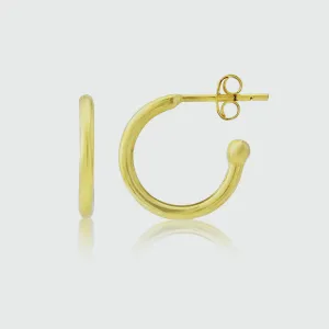 Manhattan Gold Vermeil Hoop Earrings