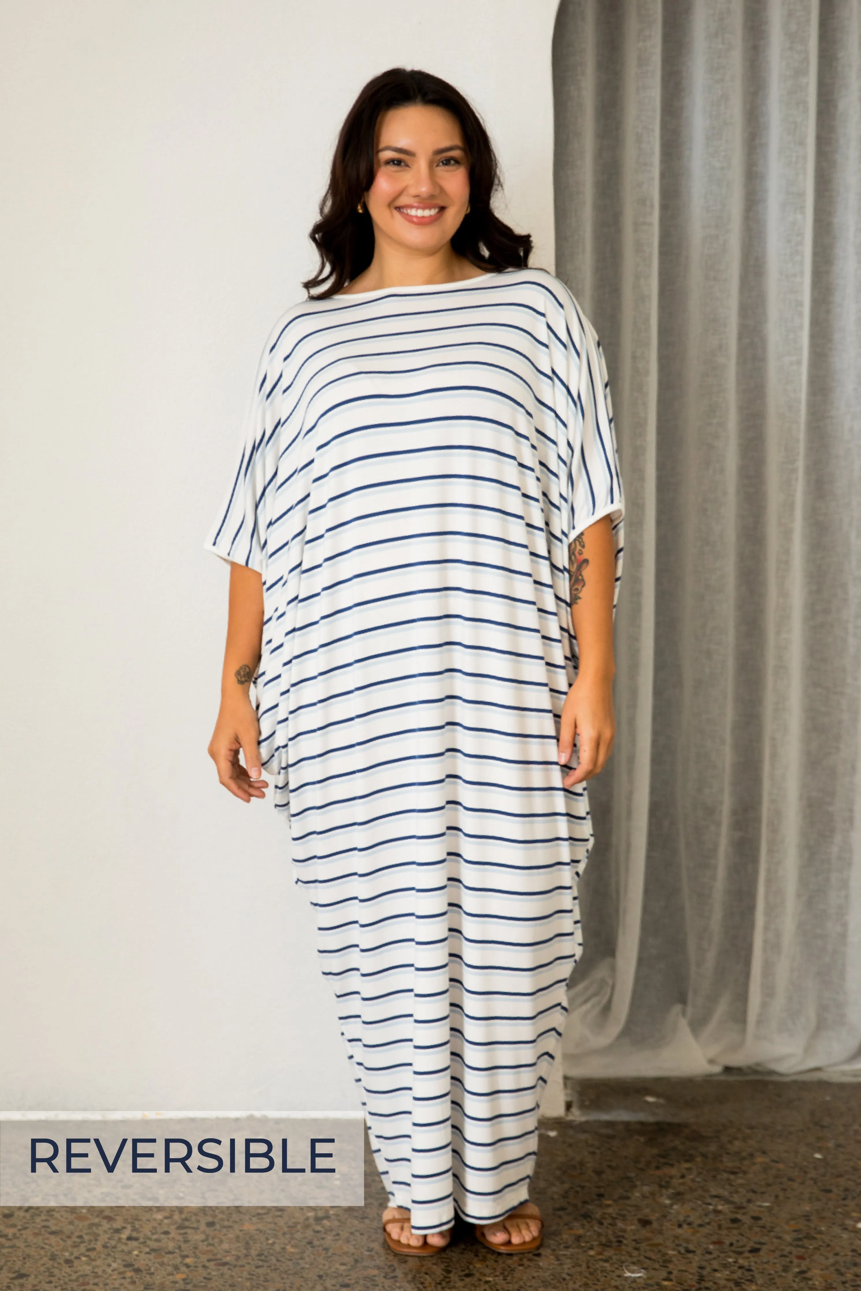 Maxi Miracle Dress in Nautical