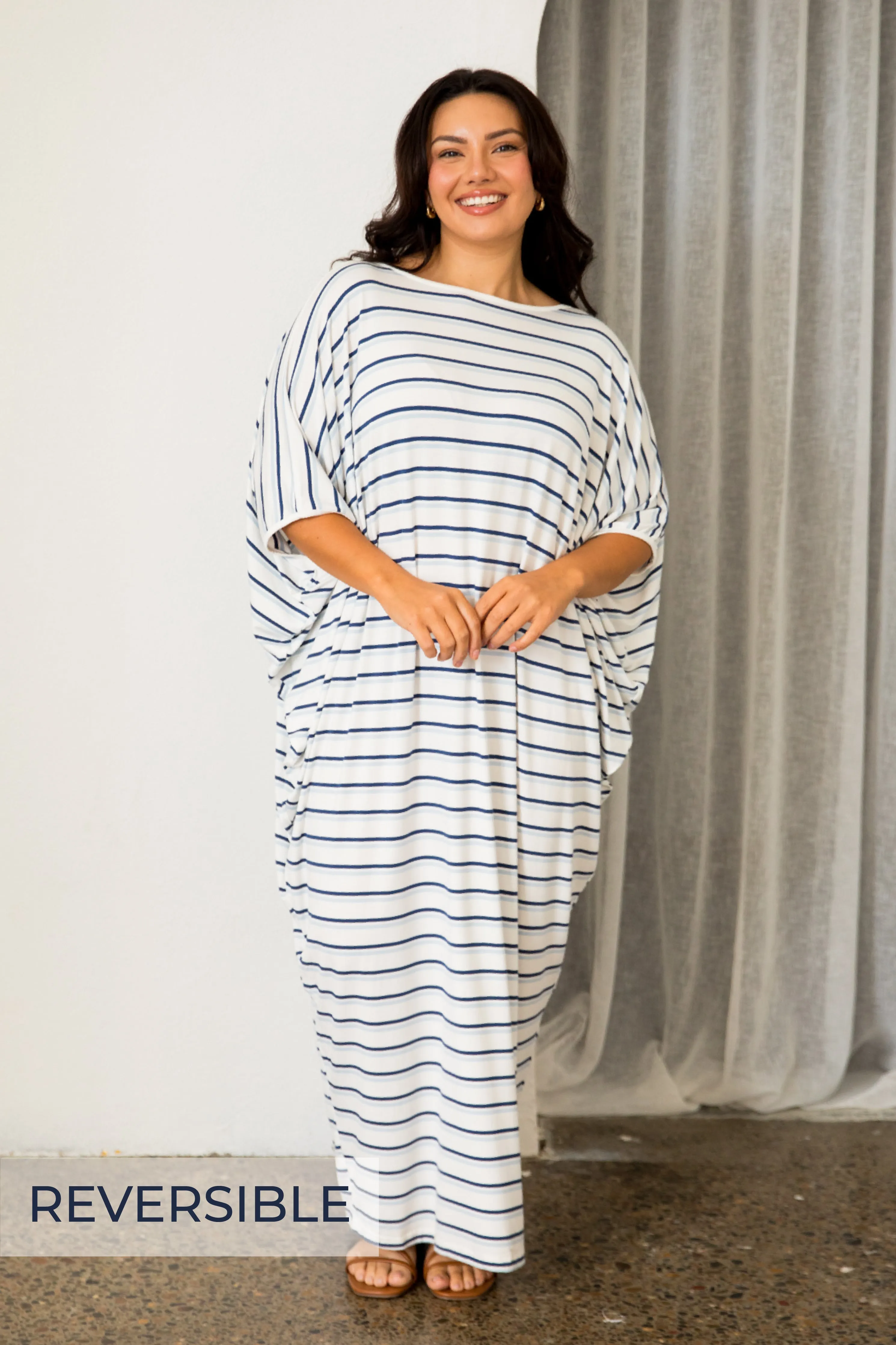 Maxi Miracle Dress in Nautical