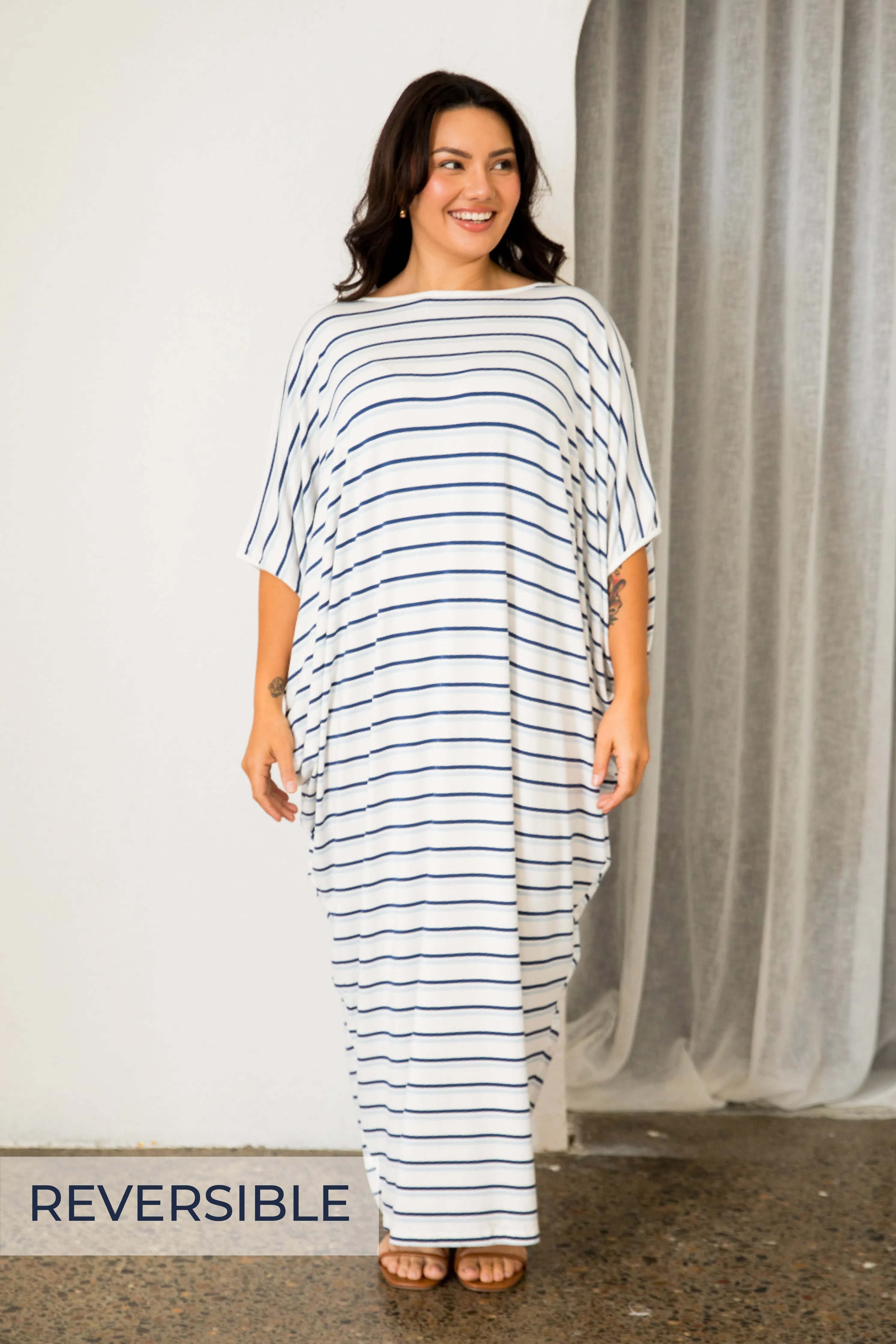 Maxi Miracle Dress in Nautical