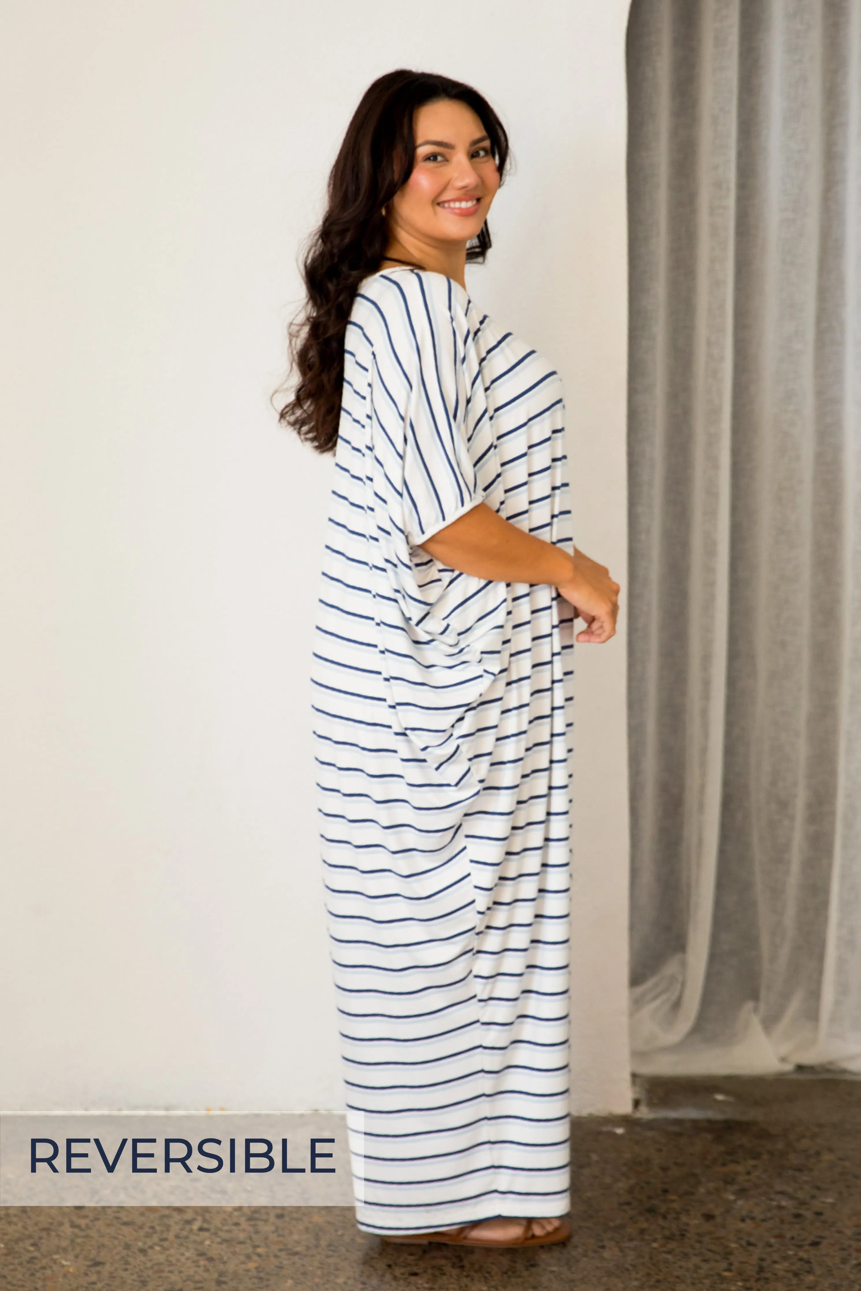 Maxi Miracle Dress in Nautical