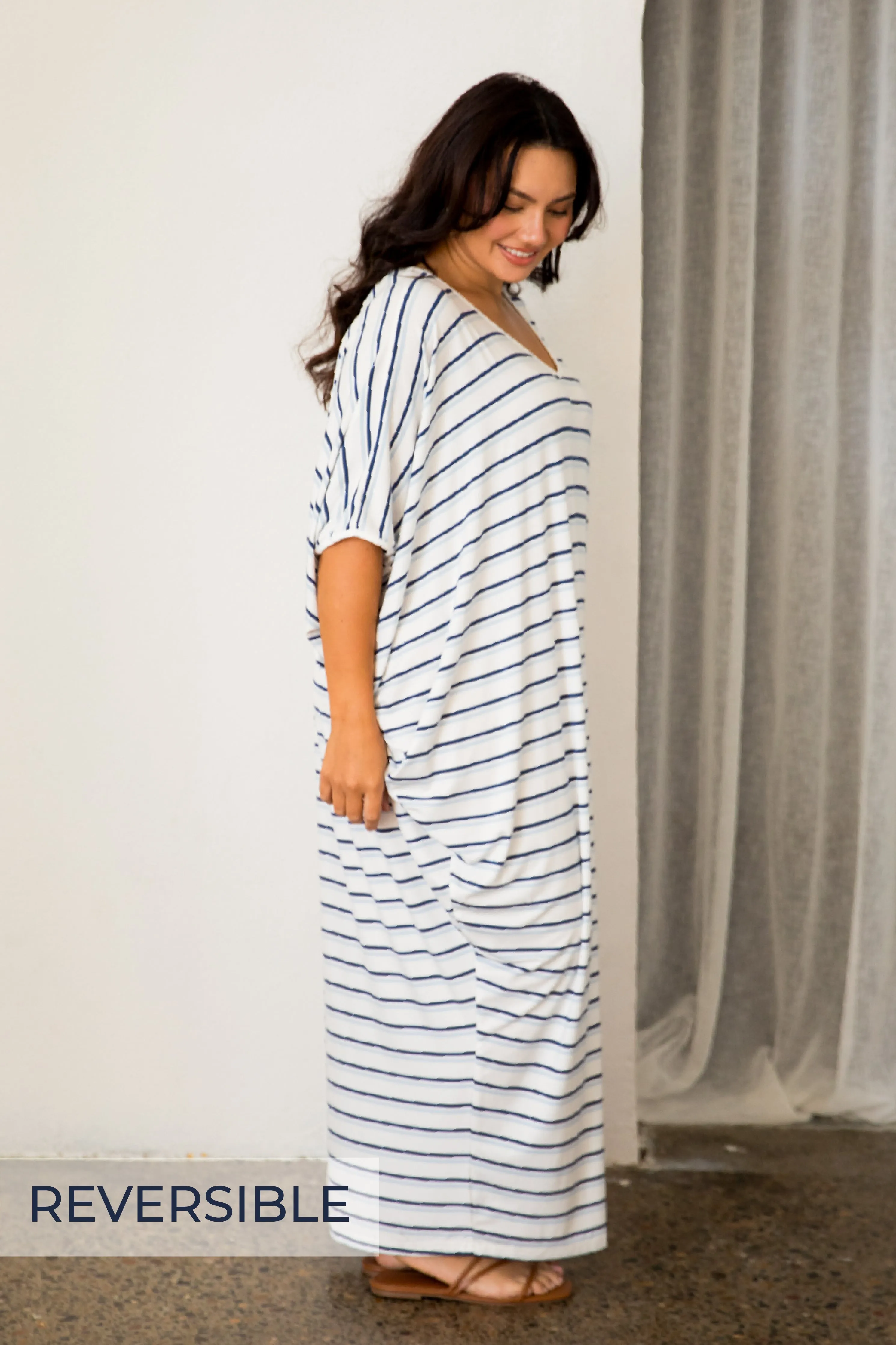 Maxi Miracle Dress in Nautical