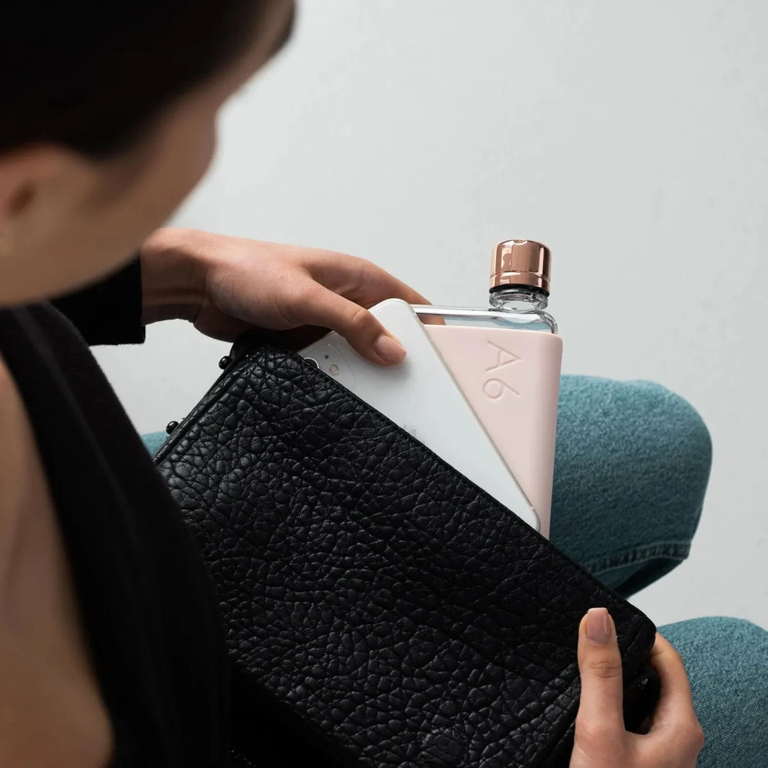 memobottle | sleeve A6 silicone | pale coral