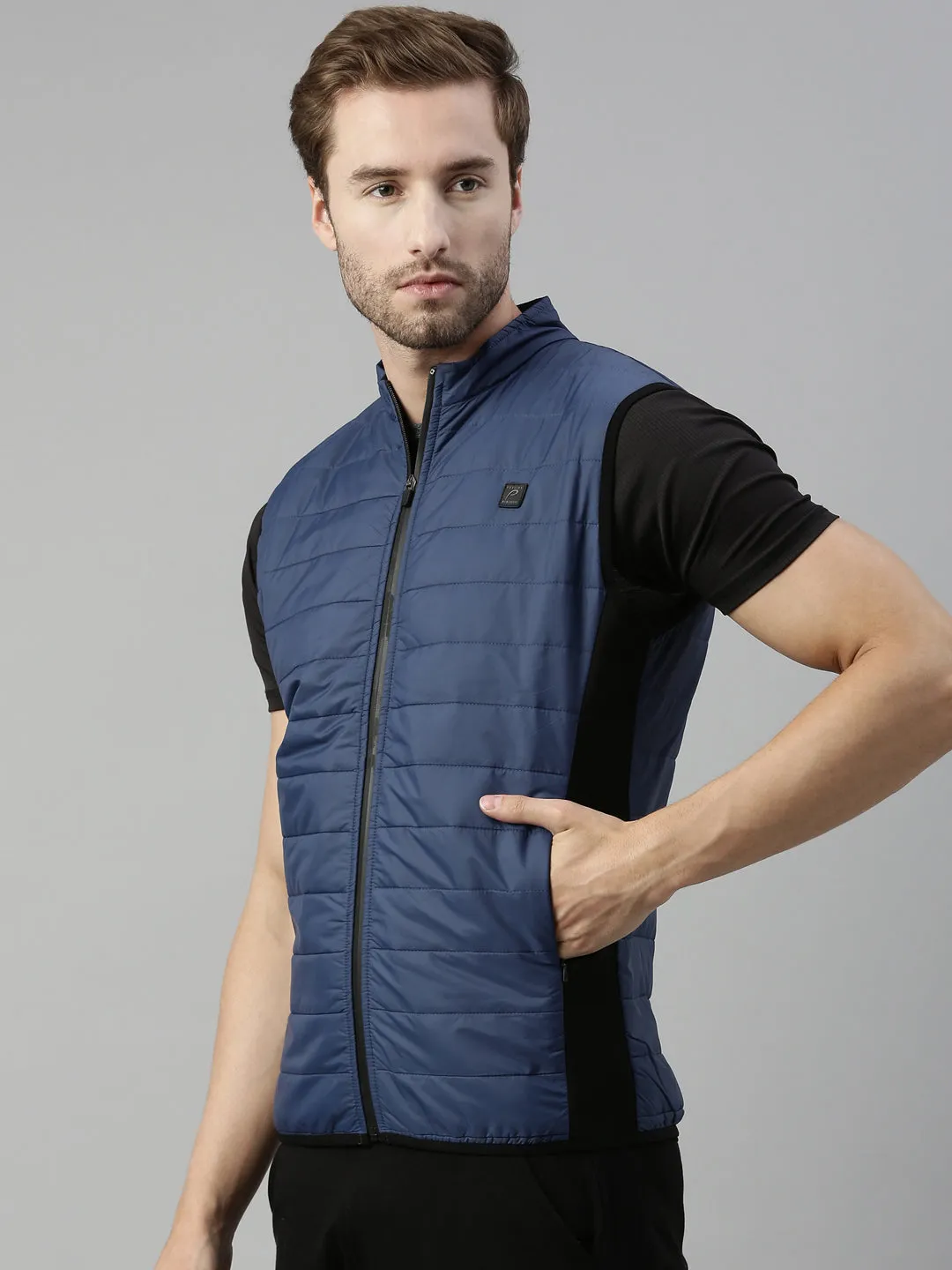 Men's Solid Comfort Fit Jackets