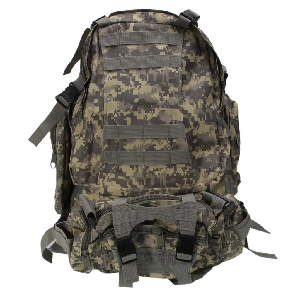 Military Style Outdoor Durable 55L Waterproof Backpack