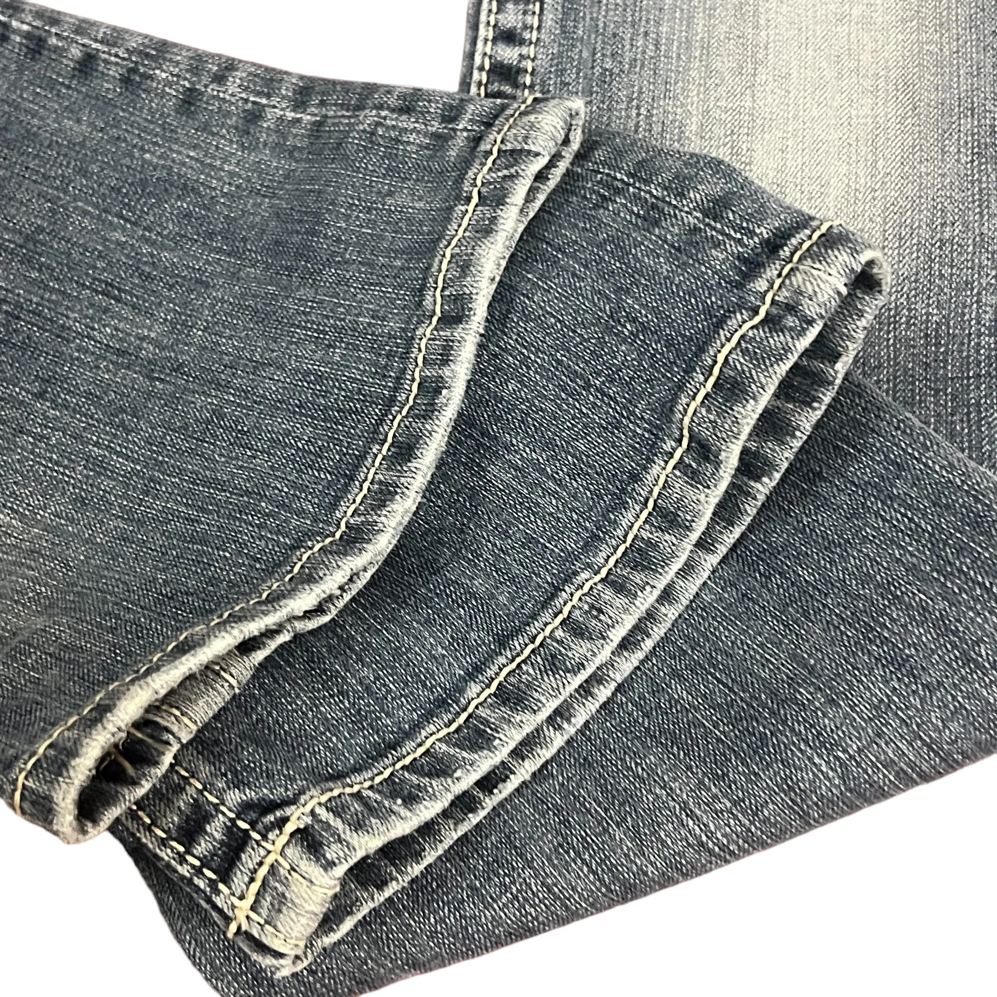 Miss Me Rhinestone Pockets Boot Cut Jeans Size 28"