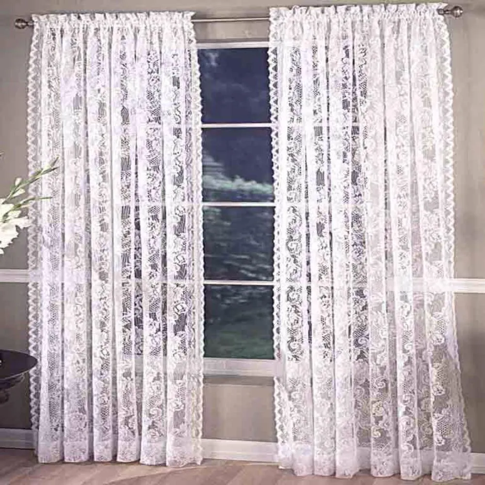 Monaco Super Wide Lace Panel Pair