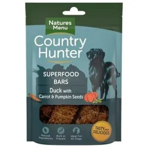 Natures Menu Country Hunter Superfood Bar Duck Dog Treat, 100g