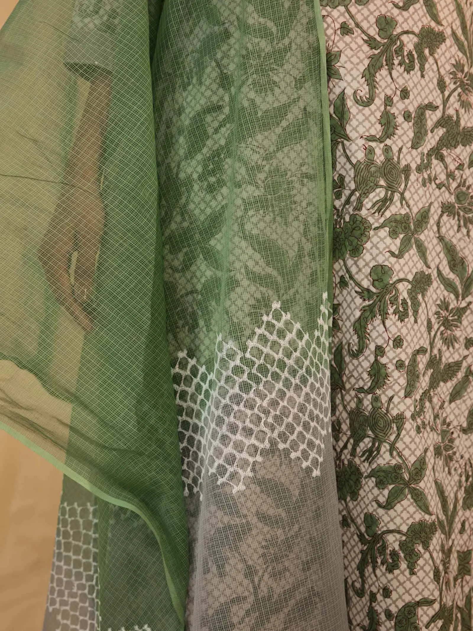Parakeets Kota Dupatta
