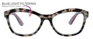 PEEPERS READING GLASSES MONTEREY BAY GRAY TORTOISE PURPLE