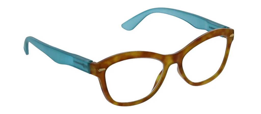 PEEPERS READING GLASSES MONTEREY BAY HONEY TORTOISE TEAL