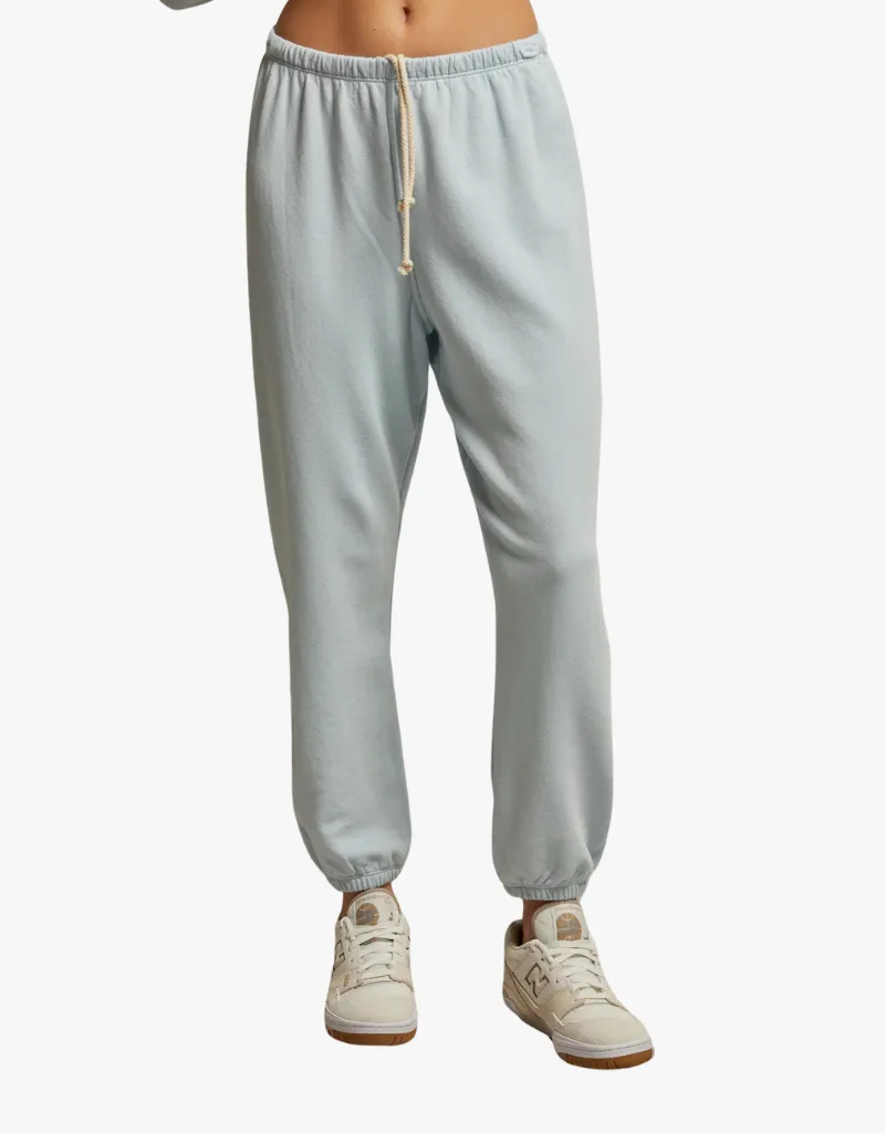Perfect White Tee Johnny French Terry Easy Sweatpants in Baby Blue