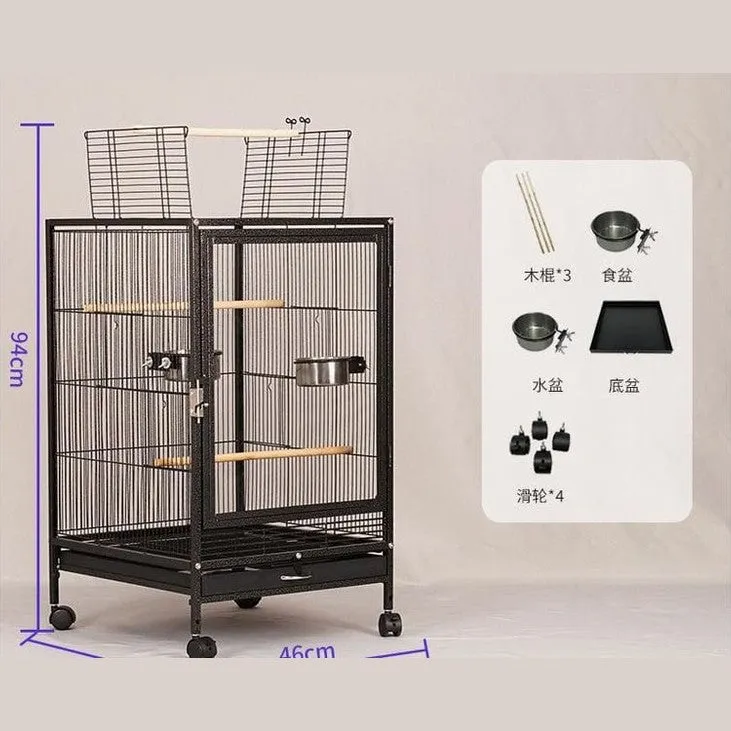 Pet Cage as per photo 46x46x77.5 V2