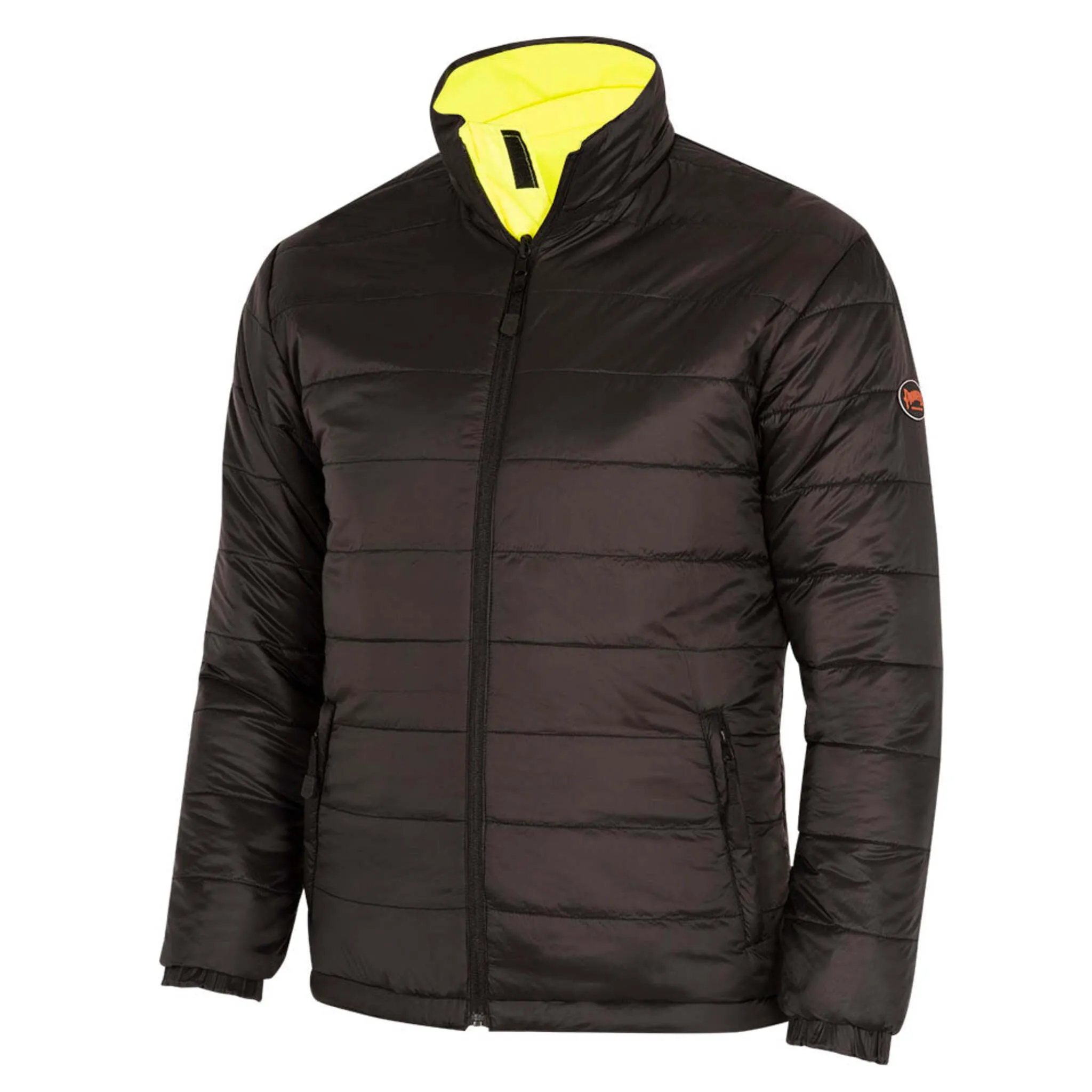 Pioneer Men's Hi-Vis Reversible Safety Jacket | Waterproof, Breathable, Reflective, Dual-Sided Design | Versatile Workwear | Sizes S-4XL