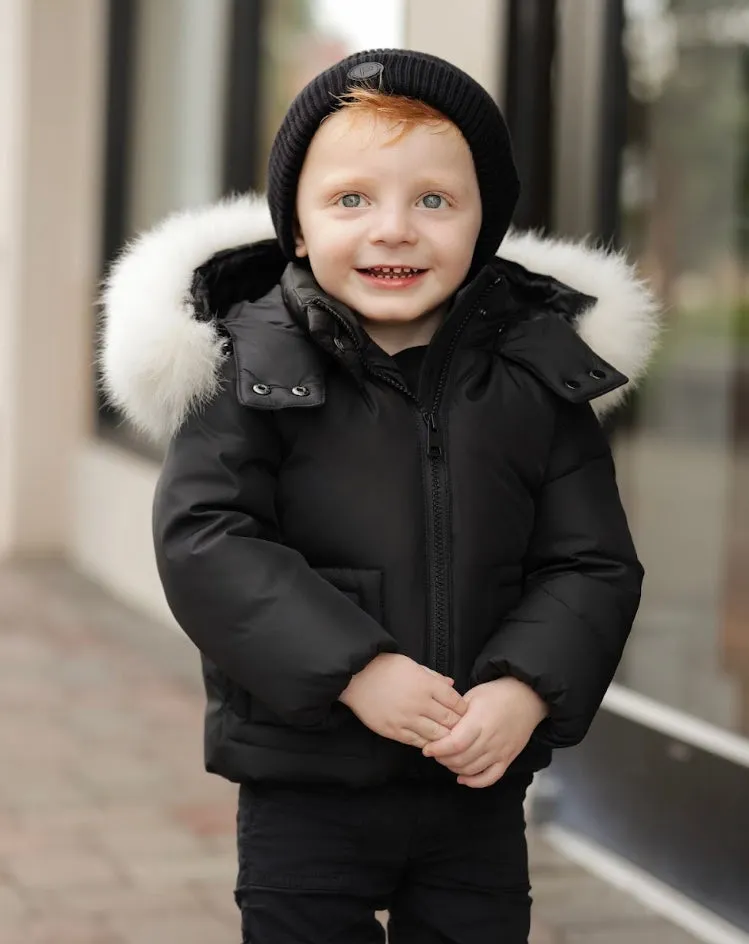Pramie Little Boys Black Jacket