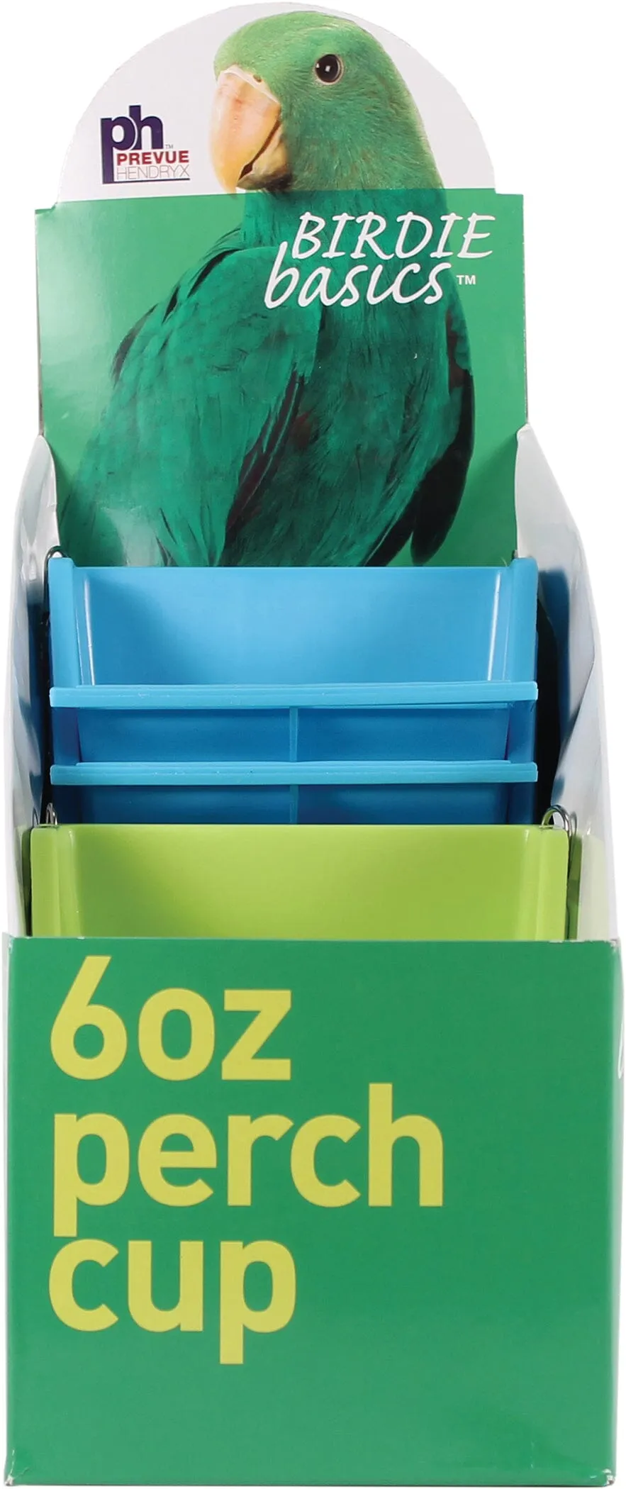 Prevue Hendryx Birdie Basics Bird Perch Cup - 6 oz - 12 pk - Pack of 12
