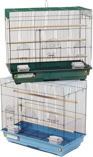 Prevue Hendryx Flight Cage - Assorted Colors - Multipack - 26" x 14" x 22.25" - Pack of 2